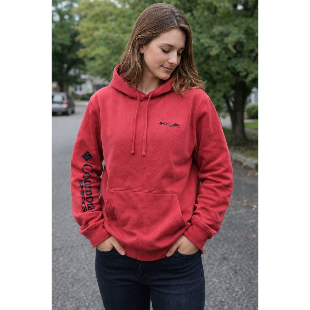 Columbia Red Sweatshirt‎ Pullover Hoodie